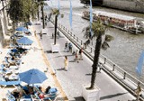 Paris Bu Yıl Altıncı Kez Yapay Plajda Serinliyor