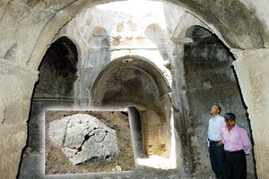 Kaya Üzerinde Dünyanın İlk Yeraltı Şehri Krokisi
