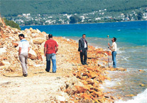 Memurlar İncelemeye MNG Aracıyla Geldiler