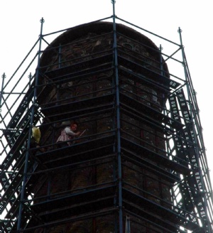 Çifte Medrese'nin Minaresini Korkusuz 2 Kadın Restore Ediyor