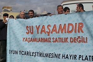 “Suyun Ticarileştirilmesine Seyirci Kalmayacağız”