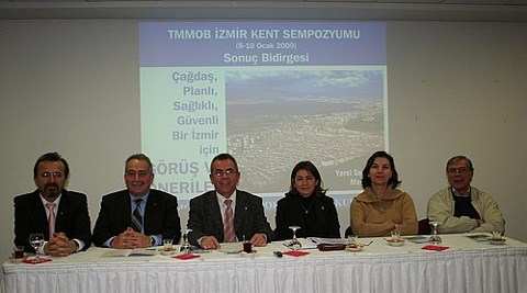 TMMOB İzmir İl Koordinasyon Kurulu'ndan "Çağdaş, Sağlıklı, Planlı ve Güvenli İzmir" Önerileri