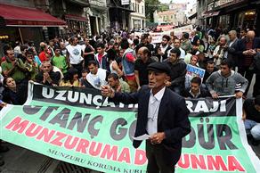 Tunceli'deki Baraj Yapımına Kitlesel Protesto