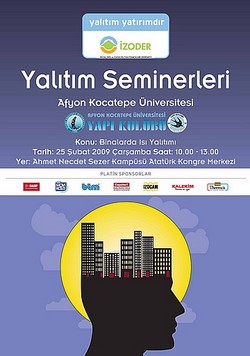 Yalıtım Seminerleri’nin İkinci Durağı Afyon Kocatepe Üniversitesi