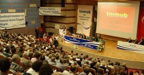TMMOB'de Yönetim de, Kadın Temsili de Aynı