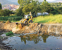 Gemlik'te Kötü Kokan Çarşı Deresi Islah Ediliyor