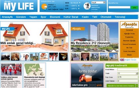 Ağaoğlu My Life Portali Yayında