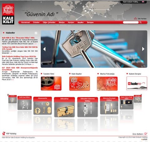 Kale Kilit’in Web Sitesi Yepyeni Uygulamalarla Yenilendi