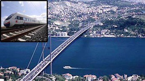Üçüncü Köprüden Yüksek Hızlı Tren Geçecek