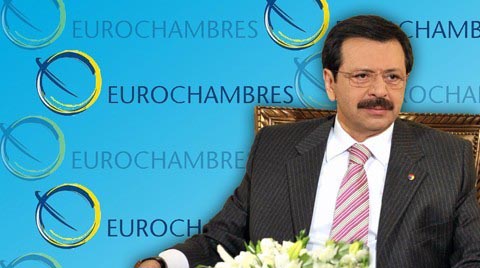 Hisarcıklıoğlu Yeniden Eurochambres Yönetim Kurulu Üyesi
