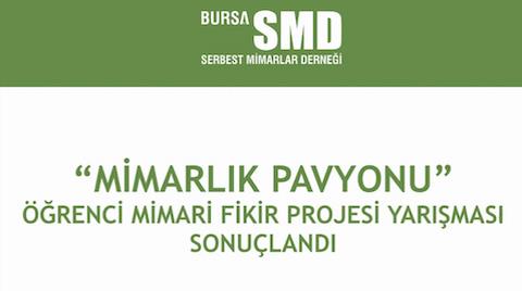 BursaSMD Mimarlık Pavyonu Öğrenci Mimari Fikir Projesi Yarışması Sonuçlandı