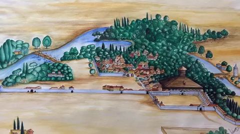 Edirne Sarayı'nın 17'nci Yüzyıldaki Halini Gösteren Gravür Bulundu