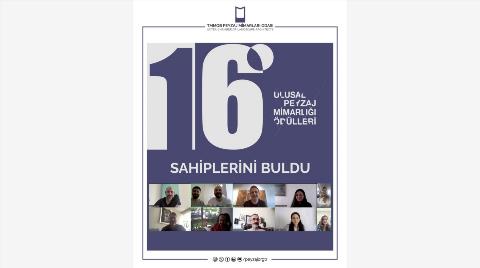 16. Ulusal Peyzaj Mimarlığı Ödülleri Sahiplerini Buldu