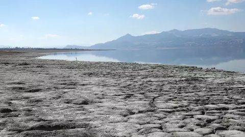 Burdur Gölü'nün 94 Kilometrekare Yüzey Alanı Yok Oldu