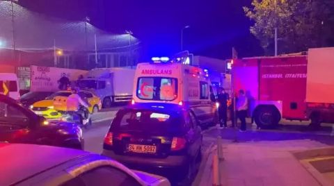 Esenler'de 5 Katlı Binada Yangın