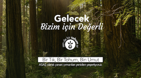 ASAŞ Yeni Projesiyle Herkesi Bir Tohum Atarak Geleceğe Nefes Olmaya Davet Ediyor