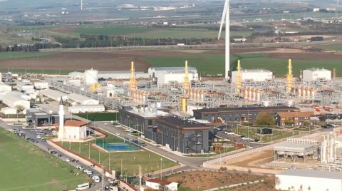 Silivri'de Doğal Gaz Tesisinde Yangın