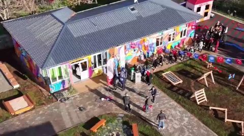 Çocuklara Hayal Merkezi; Atıl Okul 'Düşler Köyü' Oldu