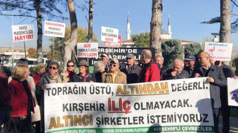 Kırşehir ve Nevşehir’deki Altın Madeni Projeleri Askıya Çıkartıldı