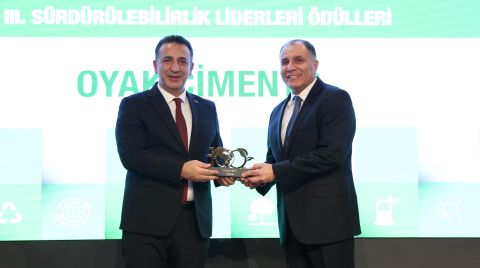 OYAK Çimento’ya “Sürdürülebilirlik Liderleri” Ödülü