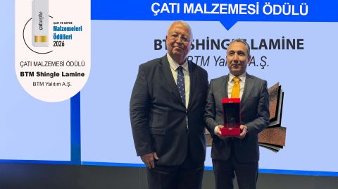 BTM Shingle Lamine, “Yılın Çatı Malzemesi” Ödülünü Kazandı