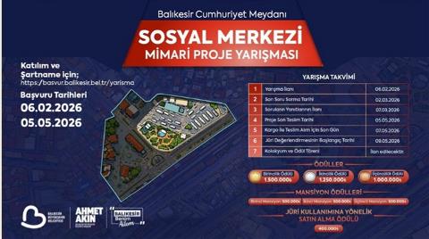 Balıkesir Cumhuriyet Meydanı Sosyal Merkezi Mimari Proje Yarışması