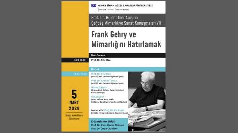 Prof. Dr. Bülent Özer Anısına Çağdaş Mimarlık ve Sanat Konuşmaları