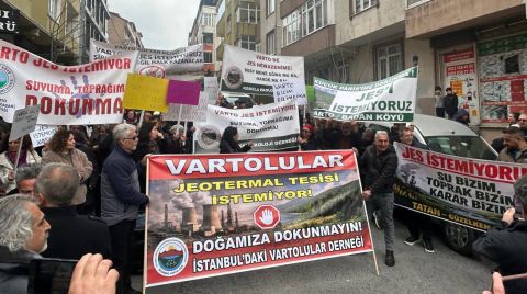 Vartolulardan JES Protestosu