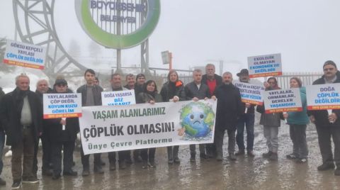 Çaybaşı’nda Katı Atık Tesisine Tepki