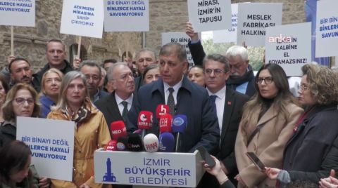 İzmir Büyükşehir Belediyesi, Meslek Fabrikası Önünde Nöbet Başlattı