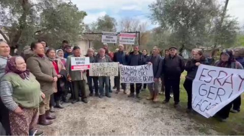 Çamköylüler Keşif Çalışmalarına Tepkili