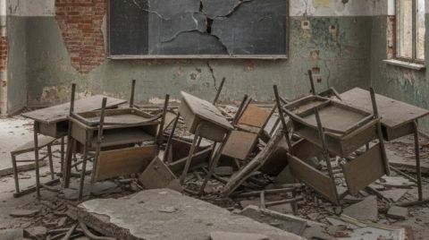 Depremde Etkilenen Okullar için Kredi Alındı, Tek Kuruş Harcanmadı