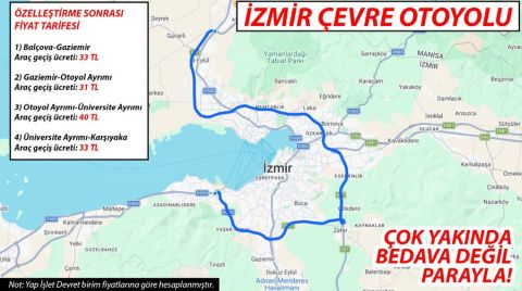 İzmir Çevre Yolu Özelleştirilecek mi?