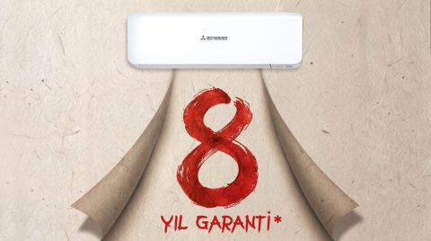 Mitsubishi Heavy Split Klimalarda Yaza Özel 8 Yıl Garanti Fırsatı