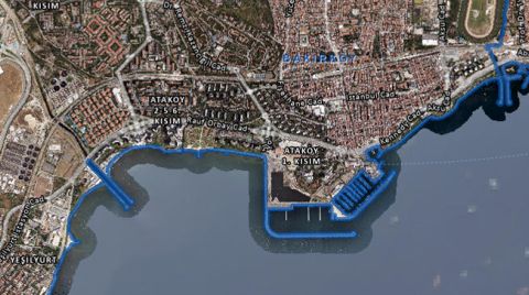Ataköy Sahilindeki Projeye 13 Yıl Sonra Bozma Kararı