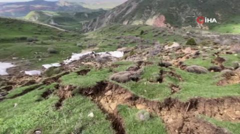 Maden Ruhsat Sahasında Heyelan