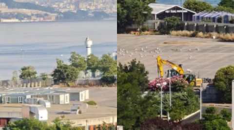 Tartışmalı Cami Projesi için Şantiye Kuruldu