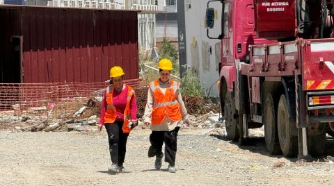‘İnşaatın Kadın Ustaları’ Hatay’da İş Başı Yaptı
