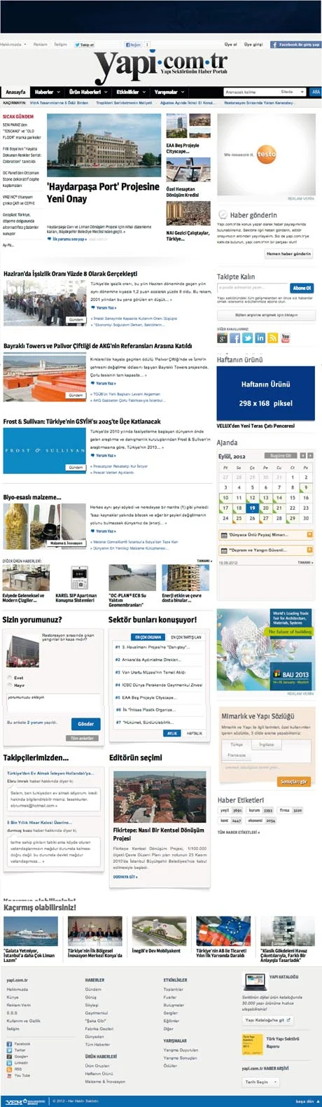 yapi.com.tr Haftanın Ürünü reklam alanı