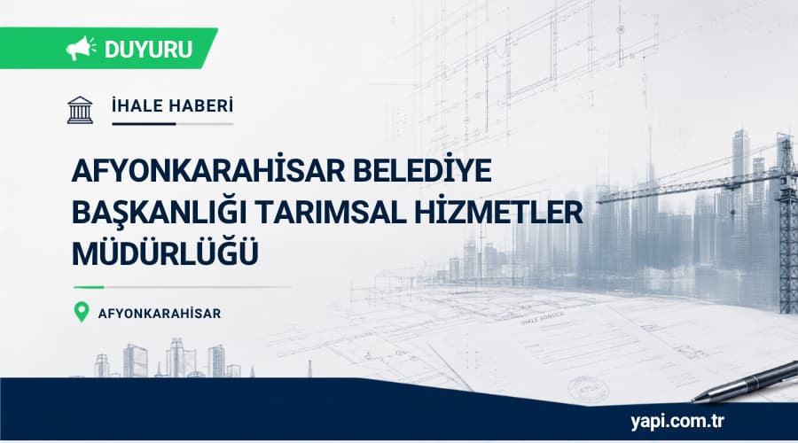 Afyonkarahisar 2026 Yılı Park Aydınlatması Yapım İşi İhalesi