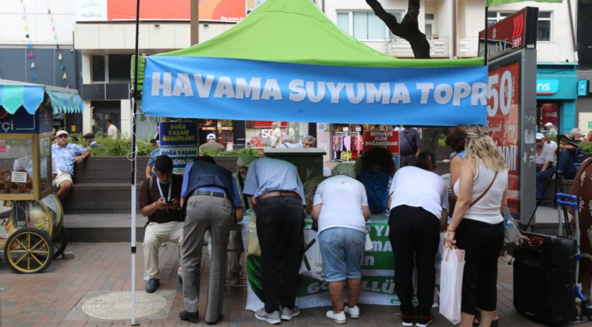 Alpu Ovası'nda Altın Madenine Karşı İmza Kampanyası