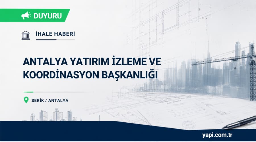 Antalya Serik Belek 16 Derslikli İlkokul Binası İhalesi