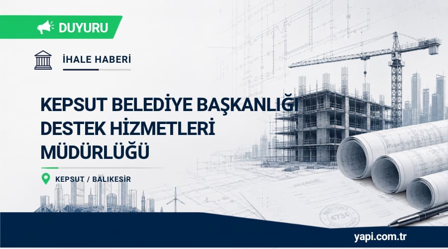 Kepsut Belediyesi Yeni Tenis Kortu ve Fitness Salonu İhalesi