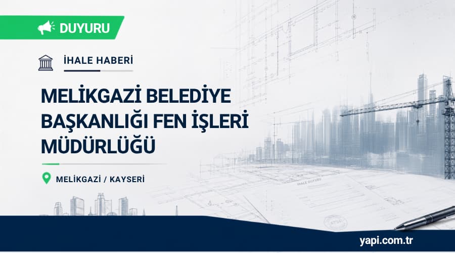 Melikgazi Belediyesi 30 Ağustos Mahallesi Akıl Küpü Kütüphanesi Yapım İhalesi