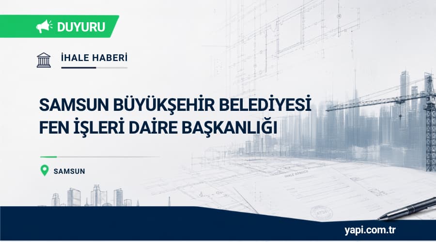 Samsun İli Muhtelif Spor Tesisleri 1. Etap Yapım, Bakım ve Onarım İhalesi